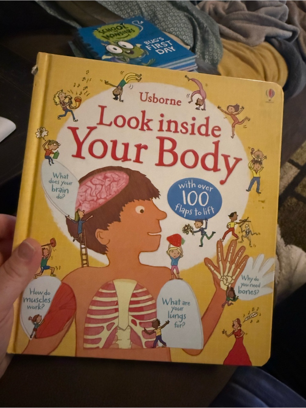 Usborne Look Inside Your Body - Yellow Kids One Piece